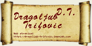 Dragoljub Trifović vizit kartica